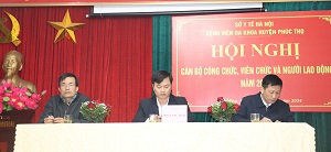 BỆNH VIỆN TỔ CHỨC HỘI NGHỊ CÁN BỘ CÔNG CHỨC, VIÊN CHỨC VÀ NGƯỜI LAO ĐỘNG NĂM 2024